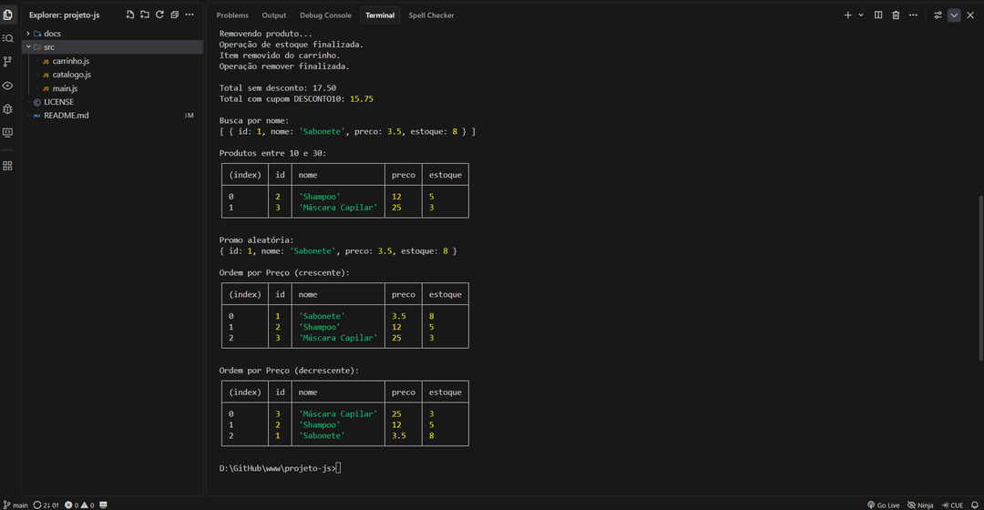 Thumbnail do projeto 🛒 Mini Loja — Projeto JavaScript